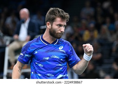 Corentin Moutet Of France During The Rolex Paris Masters, ATP Masters 1000 Tennis Tournament, On November 2, 2022 At Accor Arena In Paris, France.