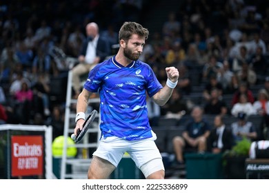 Corentin Moutet Of France During The Rolex Paris Masters, ATP Masters 1000 Tennis Tournament, On November 2, 2022 At Accor Arena In Paris, France.