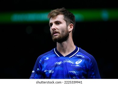 Corentin Moutet Of France During The Rolex Paris Masters, ATP Masters 1000 Tennis Tournament, On November 3, 2022 At Accor Arena In Paris, France.