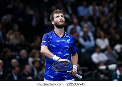 Corentin Moutet Of France During The Rolex Paris Masters, ATP Masters 1000 Tennis Tournament, On November 3, 2022 At Accor Arena In Paris, France.