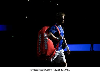 Corentin Moutet Of France During The Rolex Paris Masters, ATP Masters 1000 Tennis Tournament, On November 3, 2022 At Accor Arena In Paris, France.