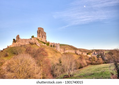 Corfe Castle - Dorset, Purbeck Hills, England