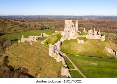 Corfe Castle - Dorset, Purbeck Hills, England