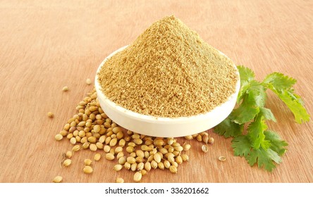 Coriander Powder, Soft Focus.