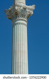Corinthian Column On Blue Sky