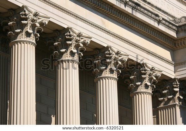 Corinthian Columns National Archive Washington Dc Stock Photo (edit Now 