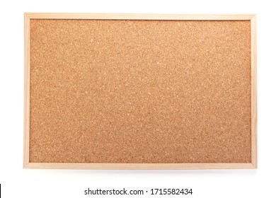 cork board isolated on white background - Shutterstock ID 1715582434