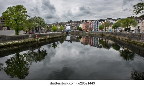 Cork City And The River Lee In The Republic Of Ireland