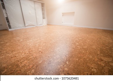 Cork Floor Lighted From The Dormer