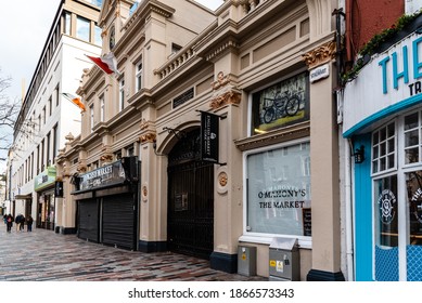 Cork, Ireland - November 12, 2017: English Market In Cork. It Is A Municipal Food Market In The Center Of Cork