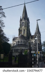 Cork, Ireland - October 10th, 2019: Saint Fin Barre's Cathedral (Diocese Of Cork, Cloyne And Ross), Cork's Anglican Cathedral, A Beautiful Gothic Construction.