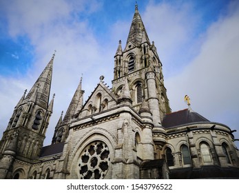 Cork, Ireland - October 10th, 2019: Saint Fin Barre's Cathedral (Diocese Of Cork, Cloyne And Ross), Cork's Anglican Cathedral, A Beautiful Gothic Construction.