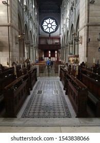 Cork, Ireland - October 10th, 2019: Interior Of Saint Fin Barre's Cathedral (Diocese Of Cork, Cloyne And Ross), Cork's Anglican Cathedral, A Beautiful Gothic Construction.