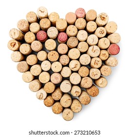 Cork, Wine, Heart Shape.