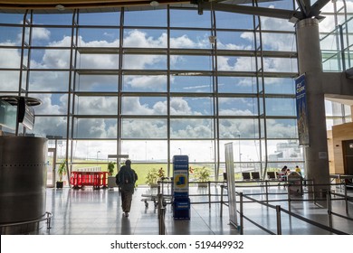 Cork,Ireland - October 16, 2016: Arrival Hall , Cork Airport