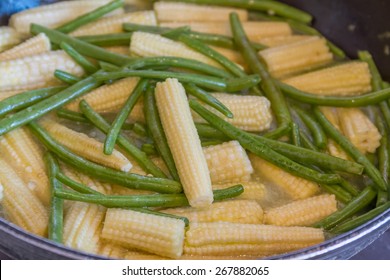 corn and beans cooking, cooking time