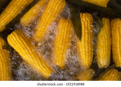 Corn in Boiling water market in Chiang Mai Thailand 