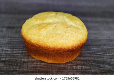 Corn Bread, Home Made In A Muffin Shape.