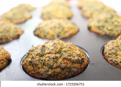 Corn Bread Muffins In A Baking Mold