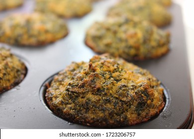 Corn Bread Muffins In A Baking Mold