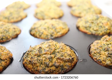 Corn Bread Muffins In A Baking Mold