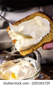 Corn Bread Stuffed With Cottage Cheese