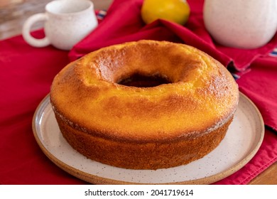 tarta maíz con naranja