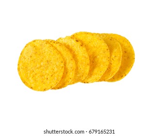 Corn Chips Isolated On White