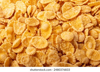 Corn flakes background and texture, cornflake cereal box for morning breakfast. - Powered by Shutterstock