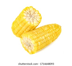 Corn Isolated On White Background 