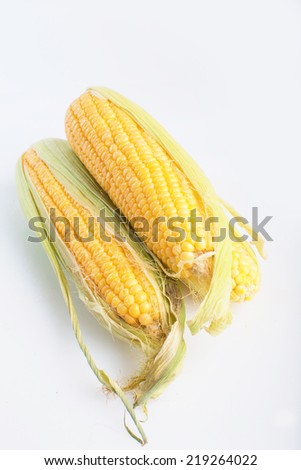 Similar – fresh ripe corn cobs Food