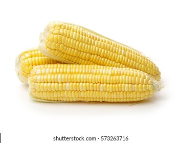 Corn On White Background 