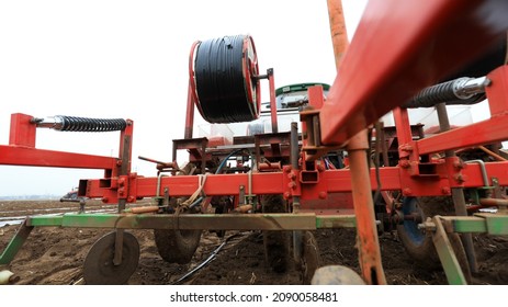 Corn Planter In The Field, North China