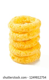 corn rings isolated on white