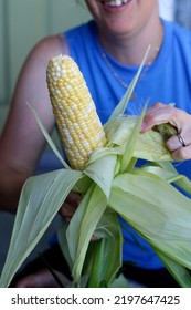 Corn Roast Outdoors In September