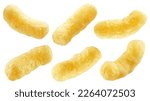 Corn Stick isolated on white background, clipping path, full depth of field