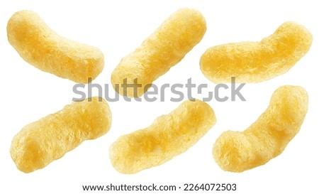 Corn Stick isolated on white background, clipping path, full depth of field