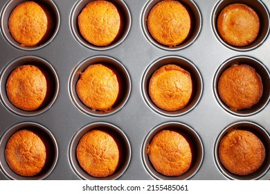 Cornbread Salty Muffins In Frying Pan Molds