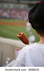 Corndog At The Baseball Game