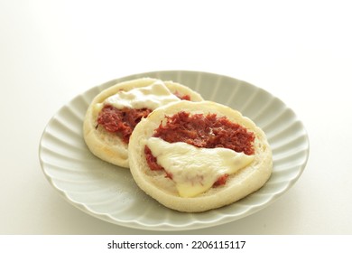 Corned Beef And Toasted English Muffin Sandwich