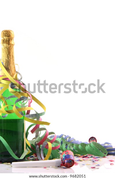 Corner Border Party Champagne Copy Space Stock Photo (Edit Now) 9682051