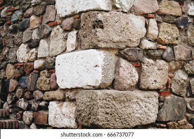 Corner Of A Brick And Stone Wall
