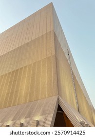the corner of the building