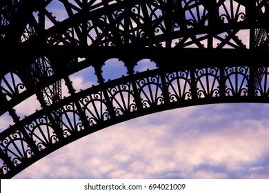 A corner of Eiffel Tower
