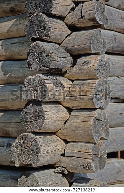 Corner Joint Techniques Log Cabin Wooden Royalty Free Stock Image