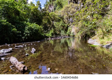 Corners Of The Santa Clara River In Rumiñahui Canton, Pichincha