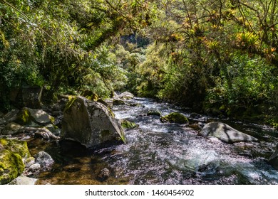 Corners Of The Santa Clara River In Rumiñahui Canton, Pichincha