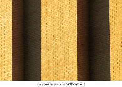 Corners In Tan Brick Walls