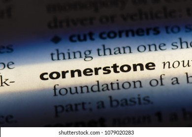 cornerstone word in a dictionary. cornerstone concept - Shutterstock ID 1079020283