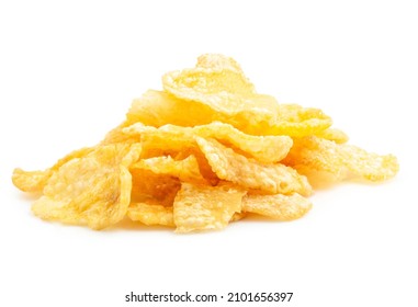cornflake isolated on white background